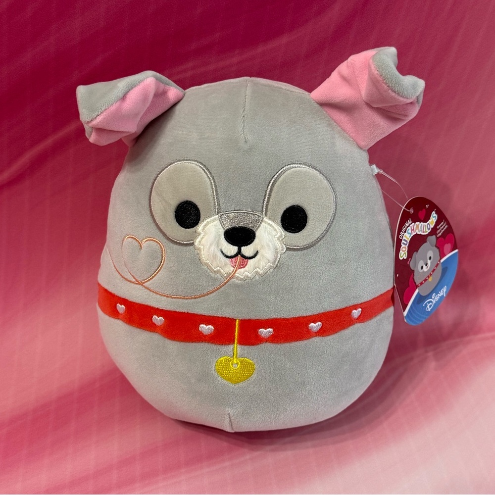 Disney Squishmallow Lady And The Tramp 8” Tramp NWT